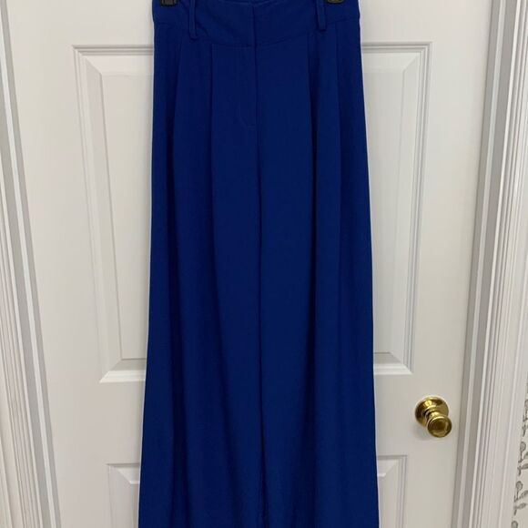 Flying Tomato size Small high waist royal blue wide leg pants - Picture 1 of 10